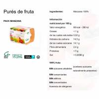 Pure de manzana GALIFRESH, pack 2x150 g