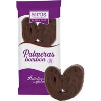 Palmera con chocolate sin gluten ARIOS, bandeja 150 g