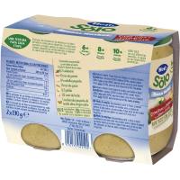 Crema suau de carabassó-pernil-formatge HERO, pack 2x190 g