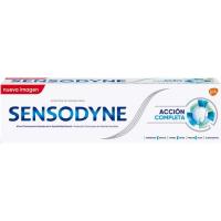 Dentífrico acción completa SENSODYNE, tubo 75 cl Dentífrico acción completa SENSODYNE, tubo 75 cl