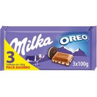 Xocolata amb oreo MILKA, pack 3x100 g Xocolata amb oreo MILKA, pack 3x100 g