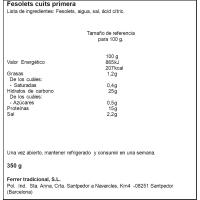 Fesolets FERRER, flascó 350 g
