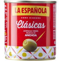 Olives farcides d`anxova LA ESPAÑOLA, llauna 100 g Olives farcides d`anxova LA ESPAÑOLA, llauna 100 g