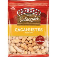 Cacahuetes con cáscara tostados BORGES, bolsa 350 g Cacahuetes con cáscara tostados BORGES, bolsa 350 g