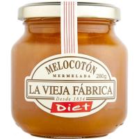 Mermelada de melocotón LA VIEJA FABRICA Diet, frasco 280 g 