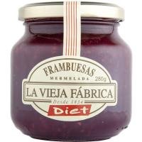 Mermelada de frambuesa LA VIEJA FABRICA Diet, frasco 280 g 