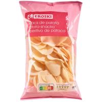 Patates xips light EROSKI, bossa 150 g Patates xips light EROSKI, bossa 150 g