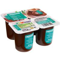 Postre de soja-chocolate EROSKI, pack 4x100 g Postre de soja-chocolate EROSKI, pack 4x100 g