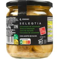 Alcachofa en aceite de oliva Eroski SELEQTIA, frasco 330 g Alcachofa en aceite de oliva Eroski SELEQTIA, frasco 330 g