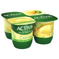 Bífidus cremoso sabor lima-limón ACTIVIA, pack 4x115 g Bífidus cremoso sabor lima-limón ACTIVIA, pack 4x115 g