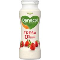 Danacol para beber sabor fresa DANONE, pack 14x100 ml