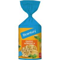 Tortetes de formatge amb alfàbrega BICENTURY, paquet 123,5 g Tortetes de formatge amb alfàbrega BICENTURY, paquet 123,5 g