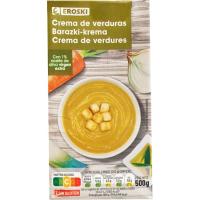 Crema de verdures de l'horta EROSKI, brik 500 g