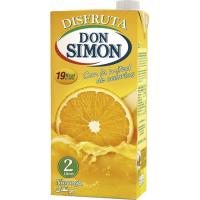 Néctar de naranja DON SIMON Disfruta, brik 2 litros Néctar de naranja DON SIMON Disfruta, brik 2 litros