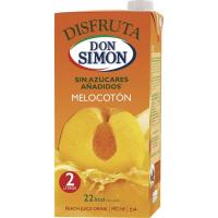Néctar de melocotón DON SIMON Disfruta, brik 2 litros Néctar de melocotón DON SIMON Disfruta, brik 2 litros