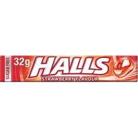 Caramelo de fresa HALLS Vita-C, paquete 32 g Caramelo de fresa HALLS Vita-C, paquete 32 g