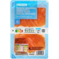Salmó fumat reduït surt duo EROSKI, pack 2x50 g