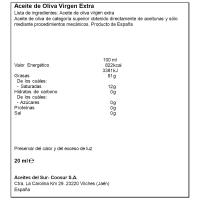 Oli d'oliva verge extra monodosis LA ESPAÑOLA, pack 5x20 ml