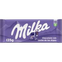 Xocolata amb llet MILKA, tauleta 125 g Xocolata amb llet MILKA, tauleta 125 g