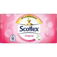 Paper higiènic SCOTTEX, paquet 16 rotllos Paper higiènic SCOTTEX, paquet 16 rotllos