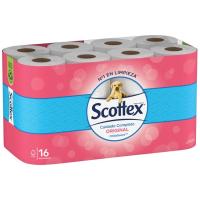 Paper higiènic SCOTTEX, paquet 16 rotllos