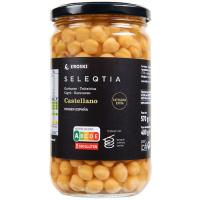 Garbanzo cocido Eroski SELEQTIA, frasco 400 g Garbanzo cocido Eroski SELEQTIA, frasco 400 g