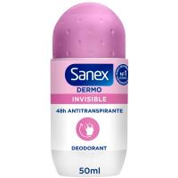 Desodorant per a dona invisible SANEX, roll on 50 ml Desodorant per a dona invisible SANEX, roll on 50 ml