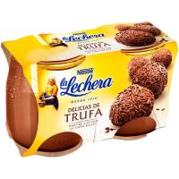 Postre de trufa LA LECHERA, pack 2x125 g Postre de trufa LA LECHERA, pack 2x125 g