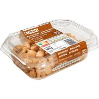 Almendras marconas repeladas fritas EROSKI, tarrina 160 g