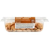 Almendras marconas repeladas fritas EROSKI, tarrina 160 g