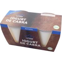 Yogur de cabra LA TORRE, pack 2x125 g Yogur de cabra LA TORRE, pack 2x125 g