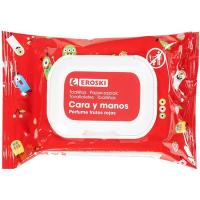 Toallitas infantiles cara-manos EROSKI, paquete 20 unid. Toallitas infantiles cara-manos EROSKI, paquete 20 unid.