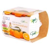 Pure de naranja y plátano GALIFRESH, pack 2x150 g Pure de naranja y plátano GALIFRESH, pack 2x150 g