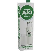 Leche semidesnatada ATO, brik 1 litro Leche semidesnatada ATO, brik 1 litro