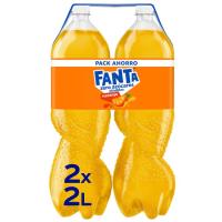 Refresco de naranja FANTA Zero, pack 2x2 litros Refresco de naranja FANTA Zero, pack 2x2 litros
