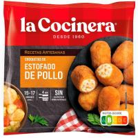 Croquetes d`estofat de pollastre LA COCINERA, bossa 500 g Croquetes d`estofat de pollastre LA COCINERA, bossa 500 g