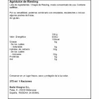 Vinagre agredolç RIESLING CASTELL DE GARDENY, ampolla 375 ml