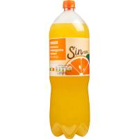 Refresco de naranja Zero EROSKI, botella 2 litros Refresco de naranja Zero EROSKI, botella 2 litros