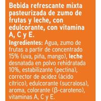 Lactosuc tropical EROSKI, pack 6x200 ml