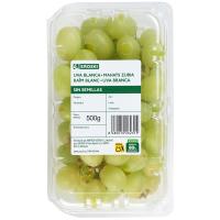 Uva blanca sin semilla, cubeta 500 g Uva blanca sin semilla, cubeta 500 g