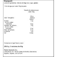 Spaguettis SANMARTI, paquet 250 g