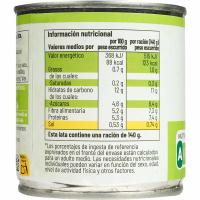 Pèsol molt fi EROSKI BASIC, pack 3x140 g