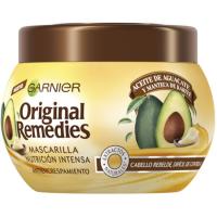Mascarilla de aguacate y karité ORIGINAL REMEDIES, tarro 340 ml Mascarilla de aguacate y karité ORIGINAL REMEDIES, tarro 340 ml