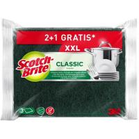 Estropajo gigante fibra verde SCOTCH-BRITE, pack 3 uds Estropajo gigante fibra verde SCOTCH-BRITE, pack 3 uds