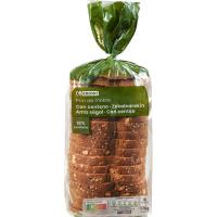 Pan de molde de centeno-semillas EROSKI, paquete 675 g