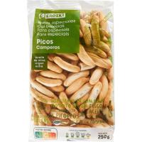Picos camperos con aceite de oliva EROSKI, bolsa 250 g Picos camperos con aceite de oliva EROSKI, bolsa 250 g
