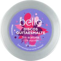 Discos dissolvent d'esmalt sense acetona belle, llauna 30 u