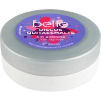 Discos dissolvent d'esmalt sense acetona belle, llauna 30 u