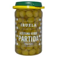 Aceitunas verdes partidas aliñadas IRUELA, frasco 700 g Aceitunas verdes partidas aliñadas IRUELA, frasco 700 g