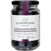 Aceitunas negras muerta LA MASROJANA, frasco 220 g Aceitunas negras muerta LA MASROJANA, frasco 220 g